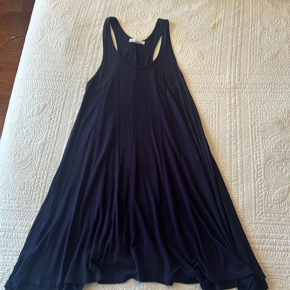 Navy cotton dress